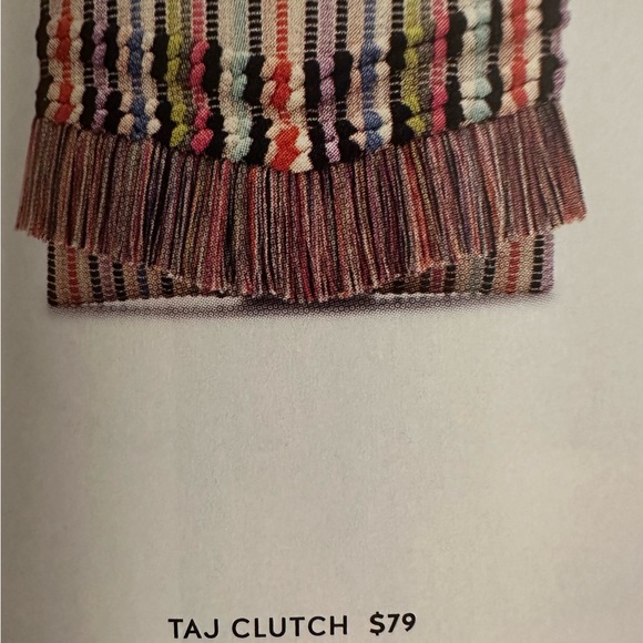 NEW Stella & Dot Multicolor TAJ clutch. Perfect statement piece for any outfit. - Picture 6 of 6